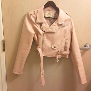 Ashley by 26 International Large faux leather moto Jacket